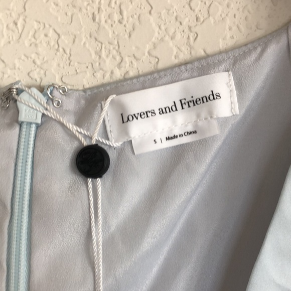 Lovers and friends Desi Mini Dress in Faded Blue - Picture 9 of 16